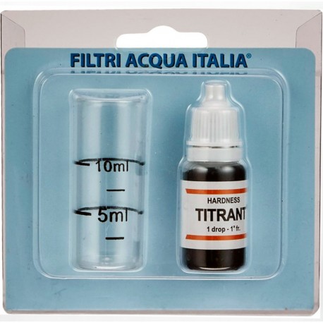 Kit d'analyse de la dureté de l'eau Titrant pour mesurer la chaux en degrés français