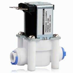 Électrovanne d'eau 1/4" | Raccord Rapide | Contrôle Automatique pour Purificateurs et Arrosage