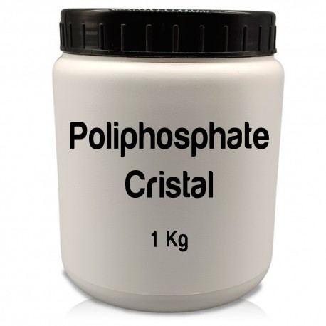 Polyphosphate en cristaux, Recharge pour distributeur de polyphosphate en verre 1 Kg