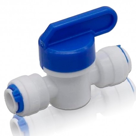 Valve ou clé droite tube 1/4" tube 1/4"