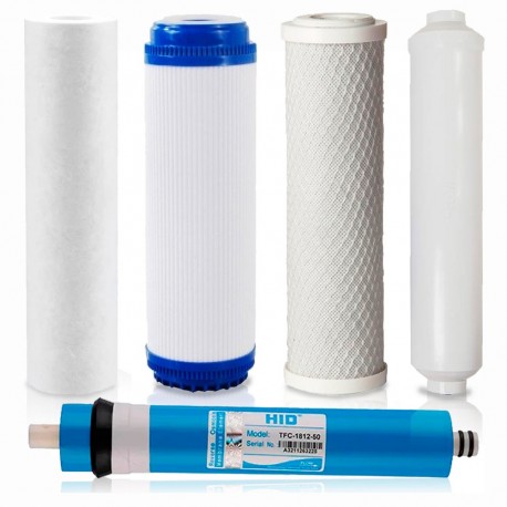 Les filtres de remplacement Universal Osmoseur 5 étapes avec membrane - 2