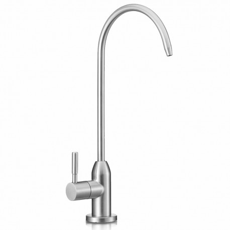 Robinet osmoseur couleur acier brossé pour osmoseur