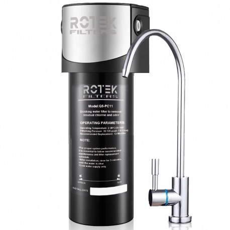 Système de filtration d'eau sous l'évier ROTEK