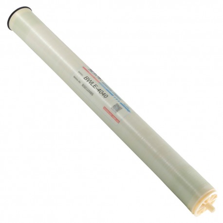 BWLE-4040 Membrane d'osmose inverse 4" x 40", 2600 GPD pour le dessalement de l'eau commerciale, industrielle et agricole